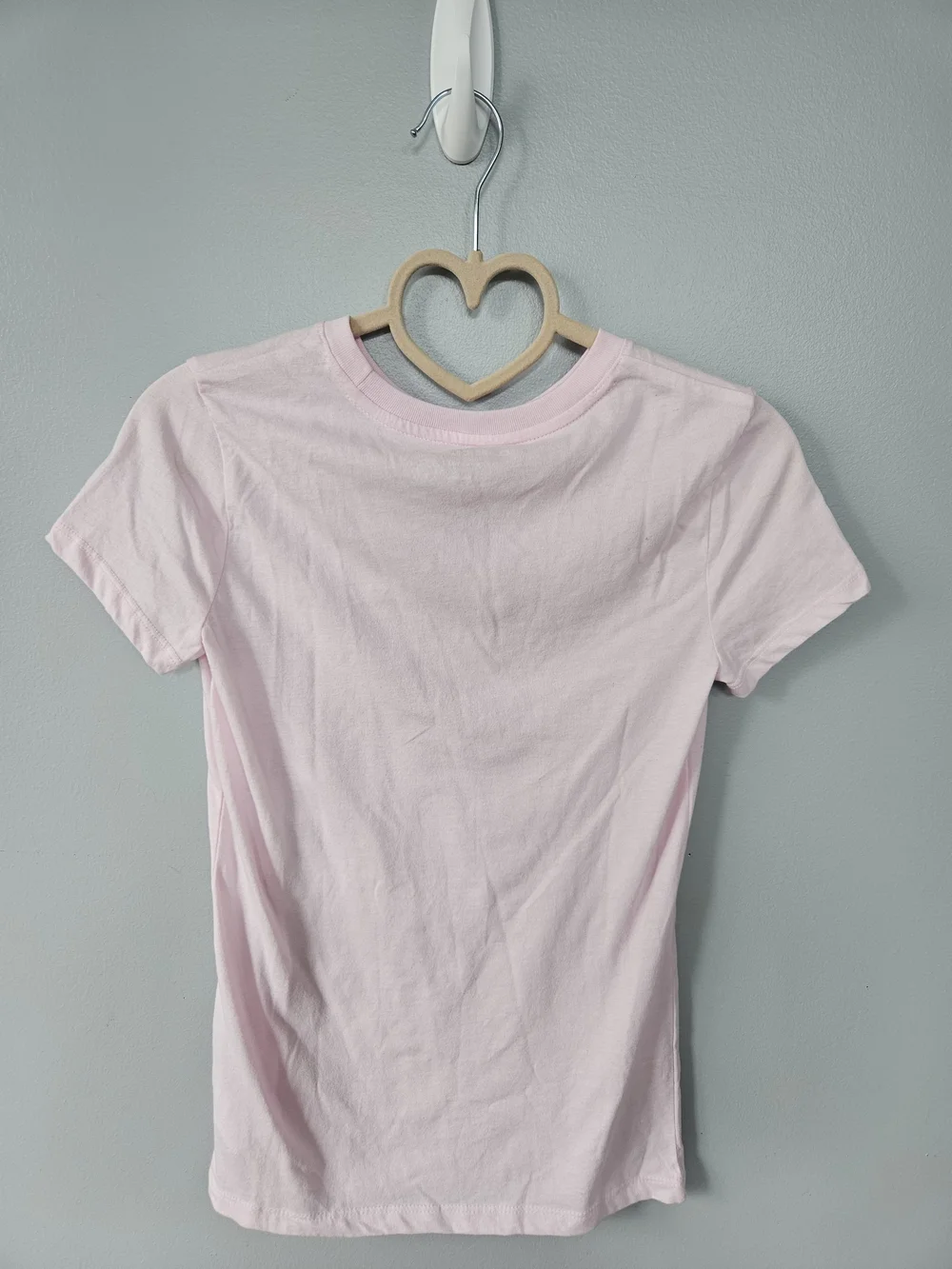 *NWT* Aeropostale Pale Pink Logo Slim Short Sleeve Tee - Picture 4 of 9